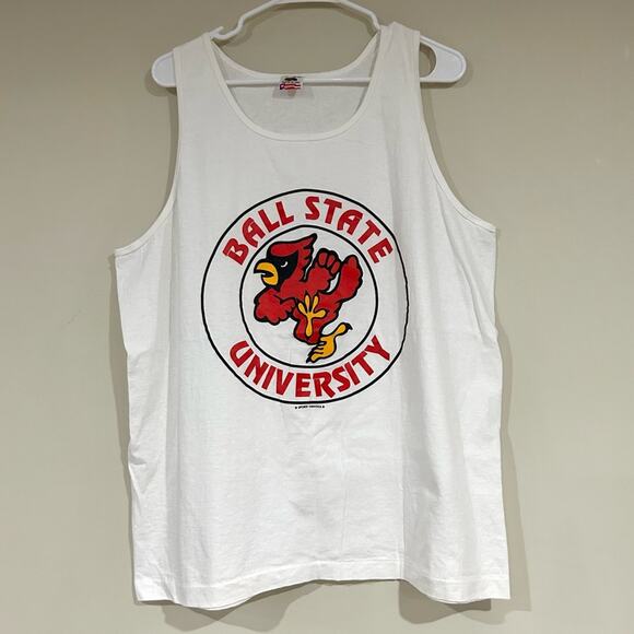 Vintage Ball State University Cardinals Tank Top - Picture 1 of 3